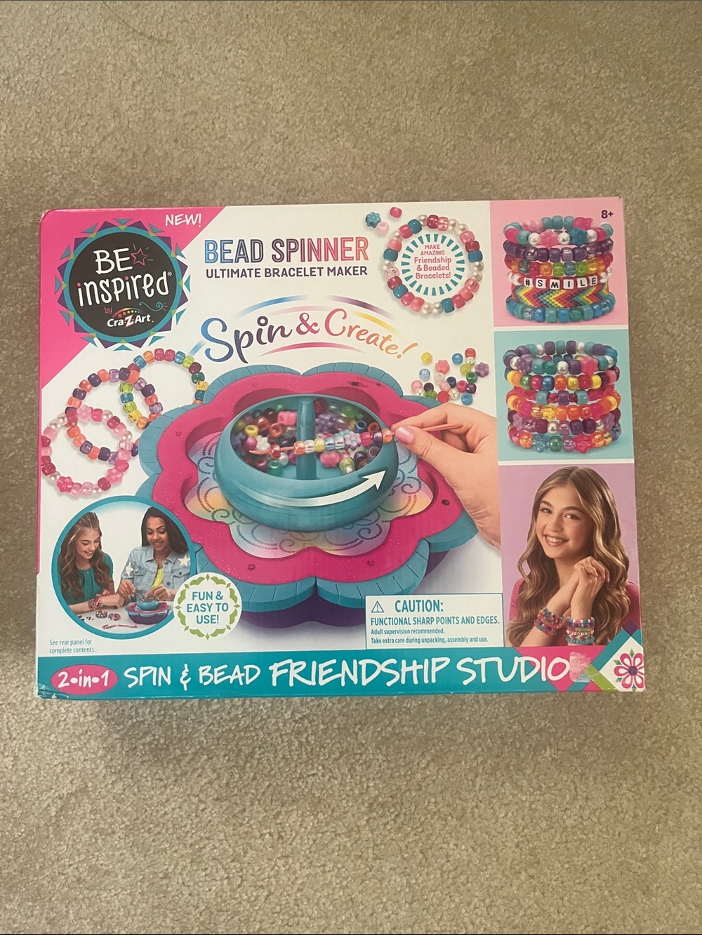 Shimmer ‘n Sparkle 2 in 1 Spin & Bead Bracelet Studio